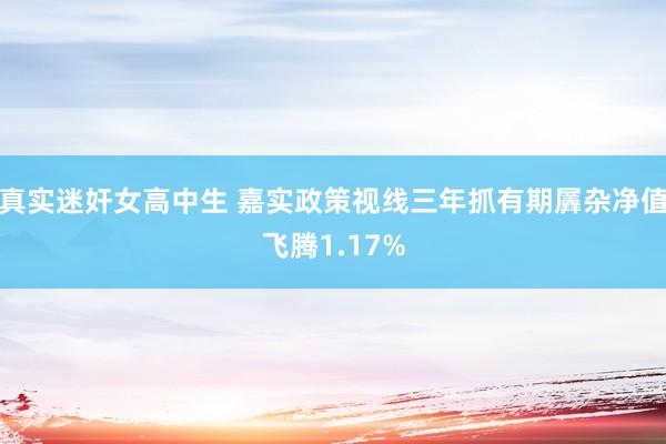 真实迷奸女高中生 嘉实政策视线三年抓有期羼杂净值飞腾1.17%