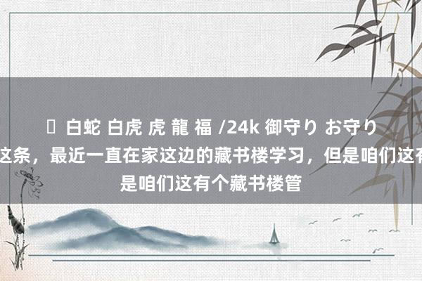 ✨白蛇 白虎 虎 龍 福 /24k 御守り お守り 【小紫请看这条，最近一直在家这边的藏书楼学习，但是咱们这有个藏书楼管