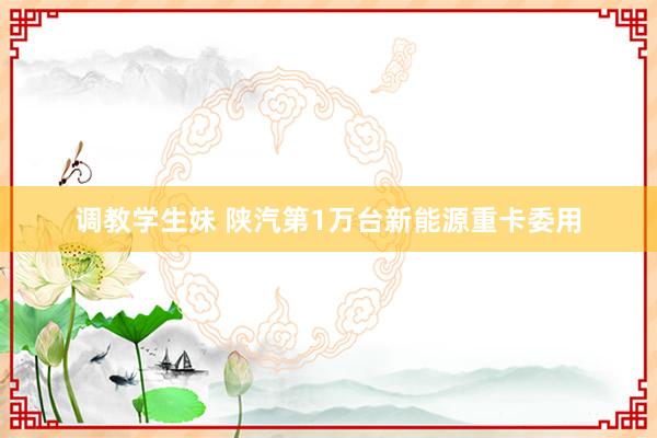 调教学生妹 陕汽第1万台新能源重卡委用