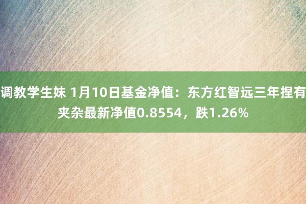 调教学生妹 1月10日基金净值：东方红智远三年捏有夹杂最新净值0.8554，跌1.26%