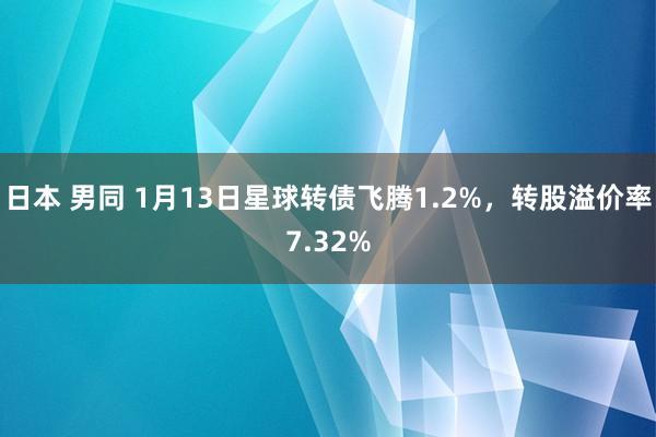 日本 男同 1月13日星球转债飞腾1.2%，转股溢价率7.32%